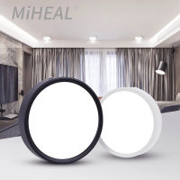 Mihal ไฟสปอตไลท์บนพื้นผิวโคมไฟติดเพดาน LED แบบไฟดาวน์ไลท์ Led 5W 10W 15W 25W ไฟห้องนั่งเล่นห้องนอนบางเฉียบสีขาวเย็น220V