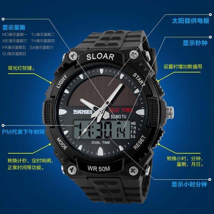 hot-seller-korean-version-trendy-electronic-watch-solar-energy-mens-dual-display-multi-function-waterproof-luminous-student-sports-military