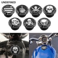 Motorcycle Skull Fuel Tank Cap Cover For Harley Touring Road King Street Electra Glide Softail Fat Boy Dyna Low Rider 1996-2023