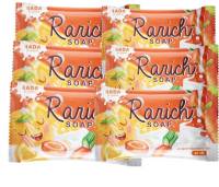 สบู่ราริช (ซองสีส้ม) RADA Rarich Soap ขนาด 60กรัม[6ก้อน]