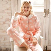 [COD] and winter confinement clothes air pregnant pajamas breastfeeding women feeding suit loose home wholesale