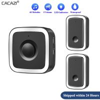 ☬△ CACAZI latest home wireless doorbell 60 0 110DB 300M waterproof A58 remote control intelligent call doorbell Europe America and