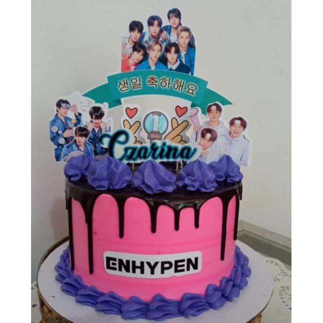 ENHYPEN theme cake topper | Lazada PH