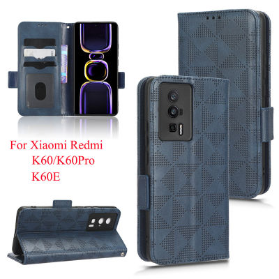 เคส Xiaomi Redmi K60 Pro เคส K60Pro Redmi เคสหนัง PU ป้องกัน K60E