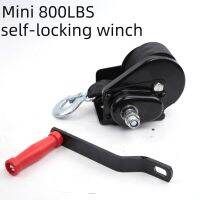 800LBS 6M Boat Truck Auto Portable Manual Winch Webbing Hand Tool Lifting Sling