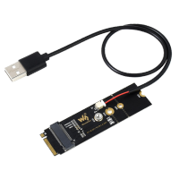 M.2 M Key to A Key Adapter Only for PCIe Devices with USB Cable for Raspberry Pi CM4 Base Board