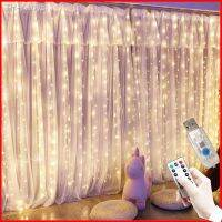 Y.toys ทองแดงลวด Curtain String Lights คริสต์มาสไฟ Garland Festoon กลางแจ้งสำหรับงานแต่งงานตกแต่งห้อง