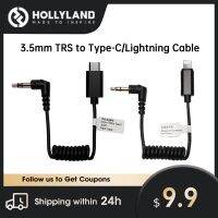 Hollyland Mfi Certified 3.5Mm TRS To Lightning Type-C Lark 150 M1 Microphone Adapter Universal For Camera