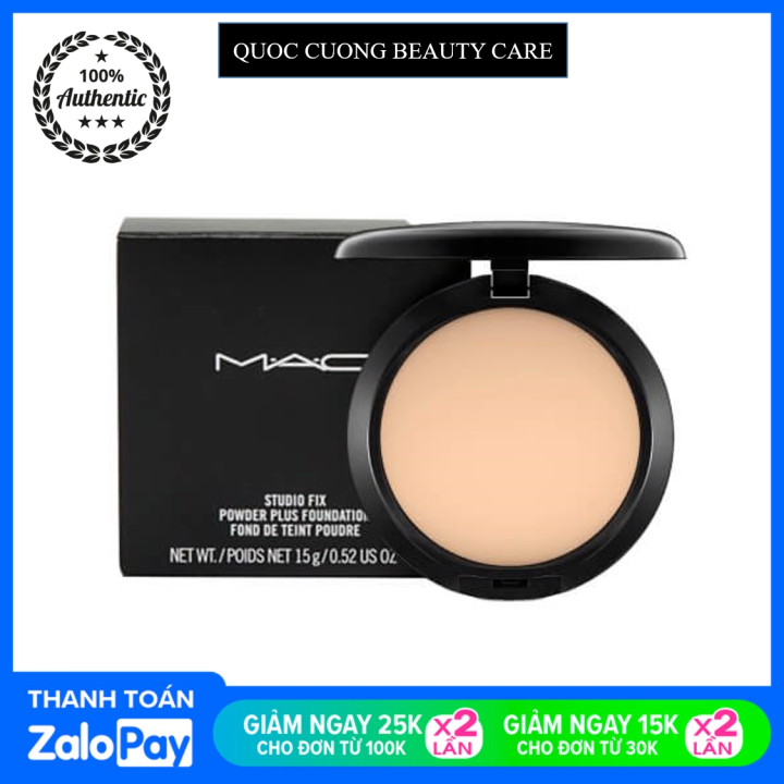 HCM]Phấn Phủ MAC Studio Fix Powder Plus Foundation 15g - Màu NC15 NC20 |  