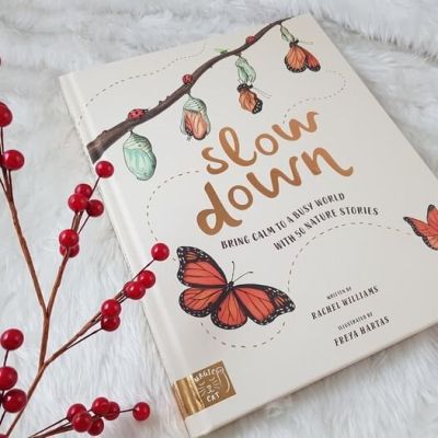 [หนังสือ เด็ก] SLOW DOWN : Bring Calm to a Busy World with 50 Nature Stories english book by Magic Cat #ของแท้ #พร้อมส่ง ปกแข็ง #magiccat