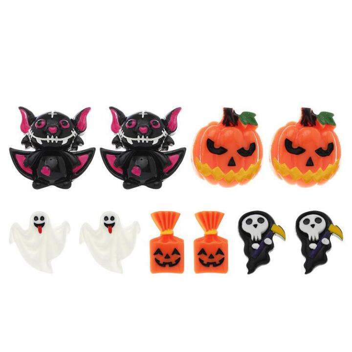 cute-halloween-earrings-holiday-horror-earrings-for-girls-halloween-horror-earrings-women-holiday-funny-cute-halloween-earrings-exaggeration-accessories-steady