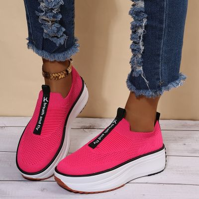 The new big yards for womens shoes spring/summer fly woven hollow out shake shoes lady thick bottom shoes female lazy