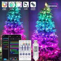 ▫✌ Smart Fairy String Lights Indoor lights APP Remote Control Music Sync LED String Lights Bluetooth Color Changing String Lights