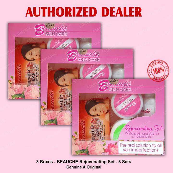 Beauche Rejuvenating Set Pink Box AUTHENTIC Starmark - 3 Sets | Lazada PH