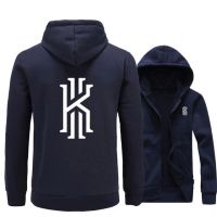 2019 Kyrie Irving Hoodies เสื้อ Hip Hop Hoodie เสื้อแจ็คเก็ตบุรุษ Black Jacket Hooded