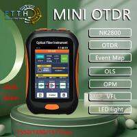 NK2800 Mini OTDR 1550(14901577) Nm 80KM รองรับการทดสอบแสง Active Fiber Optical Time Domain Reflectometer หน้าจอ3.5นิ้ว