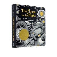 Original English version of the house in the night cardboard book caddick Gold Award childrens English Enlightenment picture book