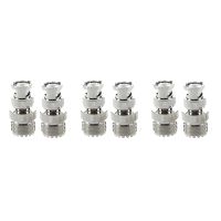 6 Pcs BNC Male Plug to UHF SO239 Female RF Coaxial RF Connector