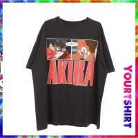 เสื้อยืด พิมพ์ลายกราฟฟิค Akira สไตล์วินเทจ โอเวอร์ไซซ์ สําหรับผู้ชาย S-5XL