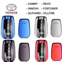 BKK XENON เคสกุญแจรีโมทรถยนต์ ปลอกกุญแจ TPU KEY toyota camry revo fortuner innova alphard มีสีดำ แดง เงิน ฟ้า ให้เลือก