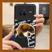 youth Anti-knock Phone Case For VIVO X80 Back Cover cute funny couple Silica gel texture simple personality advanced