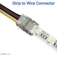 5ชิ้น/ล็อต6pin 6-Pin นำแถบเชื่อมต่อกับลวดหรือแถบเพื่อตัดการเชื่อมต่อใช้ขั้วต่อสำหรับแถบไฟ Led Rgbct ไม่กันน้ำ