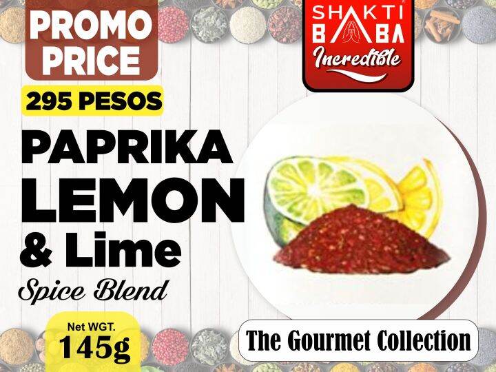 Shakti Baba Paprika,Lemon & Lime Blend The Gourmet Collection 145g
