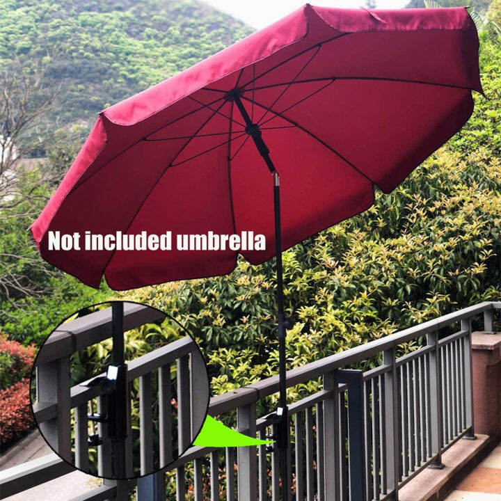 Kodaily Metal Clamp Holder Umbrella Mount Table Chair Clamp Parasol