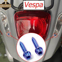 ไร้ที่ติ-Ti Gr5 Vespa วิ่ง150ไทเทเนียมอัลลอยด์ไฟเลี้ยวหลังน้อตสกรู M4สำหรับชิ้นส่วนสกู๊ตเตอร์มอเตอร์ไซค์