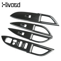 Hivotd Window Button Cover Anti-wear Parts Interior Trim Styling Protection Car Accessories For Mitsubishi Outlander 3 2016-2021