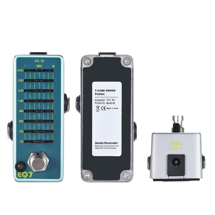 eno-ex-eq7กีตาร์อีควอไลเซอร์ผลเหยียบ7-band-eq-เปลือกโลหะเต็มจริงบายพาส