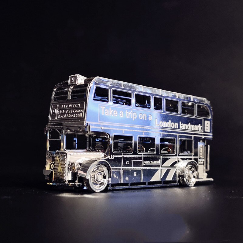 Double Decker Bus 3D Puzzle Child Boys Girls Model Paper DIY Educational Toy 