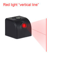 Mini laser level meter red light cross fixed horizontal line vertical line calibrator portable with magnetic function