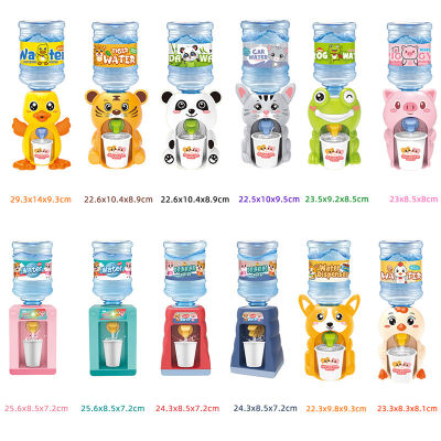 Kids Water Dispenser Cute Kitchen Toy Set Juice Milk Drinking Fountain Machine Kawaii Simulation Pretend Play Toys for Girl