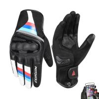 2023 Breathable Leather Motorcycle Gloves Racing Touch screen Gloves Mens Motocross Gloves For BMW R1200GS R1250GS For HONDA