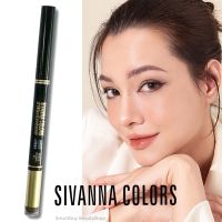 SIVANNA COLORS 2WAY EYEBROW GEL B3 Black Brown ดินสอเขียนคิ้วเนื้อเจลบางเบาสีน้ำตาลเกือบดำช่วยเพิ่มมิติให้การแต่งหน้าดูโดดเด่นเป็นธรรมชาติ