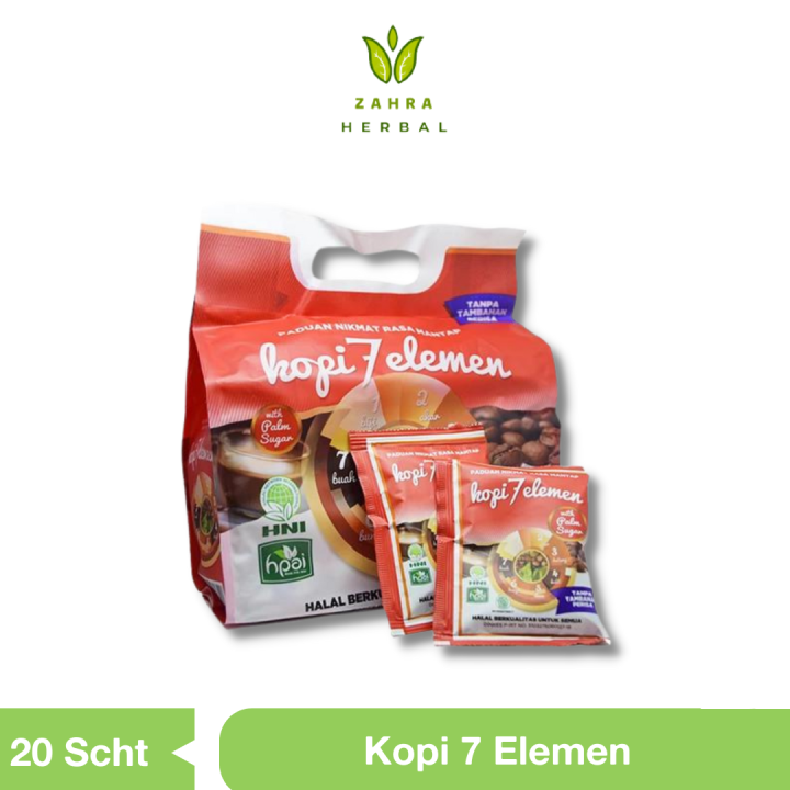 Kopi 7 Elemen HPAI Isi 20 sachet Minuman sehat yg menyerupai kopi tanpa