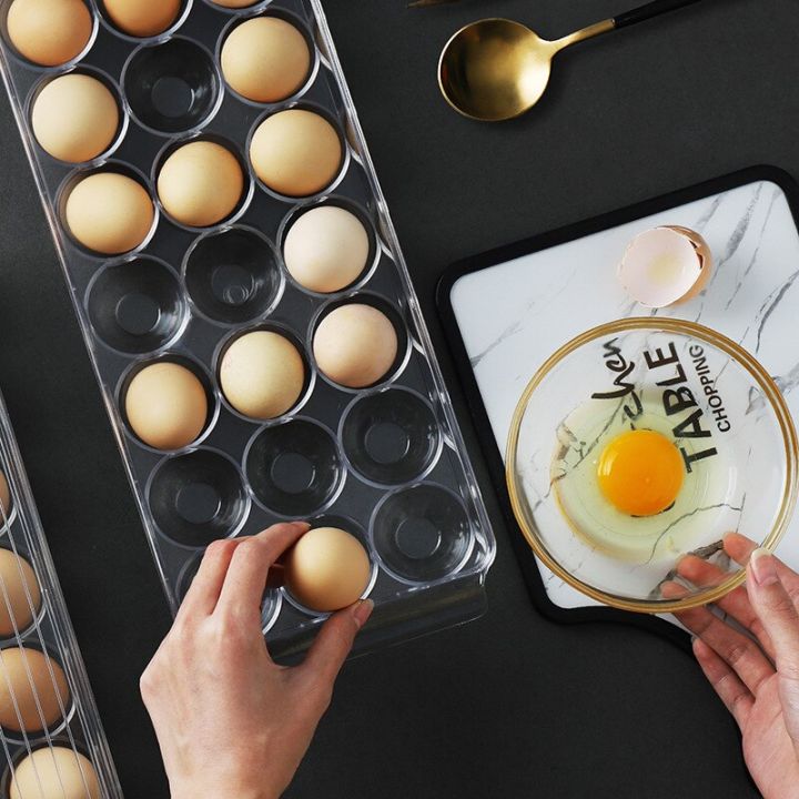 ใหม่2023-12-14-21ตะแกรงไข่กล่องเก็บของไข่ตู้ใส่ถาดห้องครัวตู้เย็นไข่โปร่งใส-dispenser-airtight-การเก็บรักษาเเเบบสด