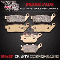 Motorcycle Copper-Based Front &amp; Rear ke Pads Kits For HONDA VT1300 CX Fury CR CT CS Sabre 10-15 VTX1300 C S R T S3-S8 03-08