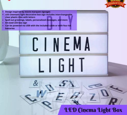 DIY CINEMA LIGHT BOX 