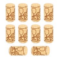 【LZ】☫❁  Rolhas De Garrafa De Vinho Bar Ferramentas Gadgets Rolhas De Madeira Retas Acessórios De Cozinha 10Pcs por Conjunto