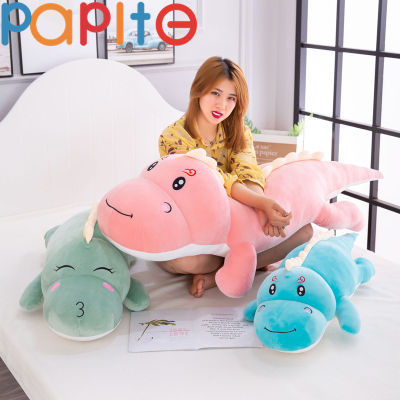 PAPITE【Ready Stock】New Dinosaur Soft Stuffed Doll Plush Pillow Dinosaur Toy Childrens Holiday Gift 50/80/100cm