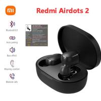 【Audio player】 ต้นฉบับ Xiaomi Redmi Airdots 2หูฟังบลูทูธ5.0หูฟังไร้สายหูฟังเอียร์บัดในหูกีฬาเพลงกลางแจ้งชุดหูฟังพร้อมไมโครโฟน