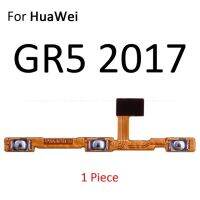 ปุ่มเปิดปิดริบบิ้นสายเคเบิลควบคุมดิ้นกุญแจสวิตช์เพิ่มวอลลุ่มสำหรับ Huawei Y9 Y7 Y6 Y5โปรอะไหล่ซ่อม Gr5ไพรม์