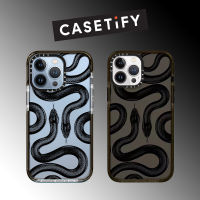 Drop proof CASETIFY phone case for iPhone 15 15pro 15promax 14 14pro 14plus 14promax 13 13pro 13promax soft case Black Snake King for 12 12pro 12promax iPhone11 7+case high-quality