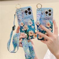 เคส Samsung Galaxy A14 M23 A34 M13 A32 A22 4G A24 A25 A11 A54 M14 M53 M52 M33 5G ลายดอกไม้ Camellia พร้อมด้วยสายรัดข้อมือยาว