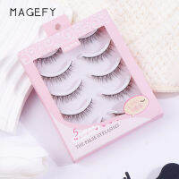 5 Pairs 0.07D 9-14mm 3D Reusable False Eyelashes