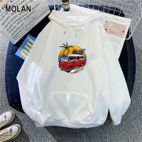 MOLAN เสื้อฮู้ดลำลองทรงหลวมแบบลายพิมพ์แขนยาวมีฮู้ด,เสื้อสเวตเตอร์แขนยาวเด็กหญิงเด็กชายแจ็คเก็ตแขนยาวลายพิมพ์แขนยาวการ์ตูนน่ารักสามารถสวมใส่ได้ทั้งชายและหญิง