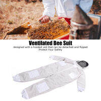 Professional Siamese Bee Suit ซิป 3 ชั้น Net Space Suit Ventilated Bee Suit for Beekeeper