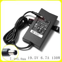 อะแดปเตอร์ AC 6.7A 19.5V 130W แล็ปท็อปที่ชาร์จสำหรับ Dell Inspiron 15 5576 5577 7557 7559 7566 7567 17R N7110 XPS Gen 2 PA-4E P60F002